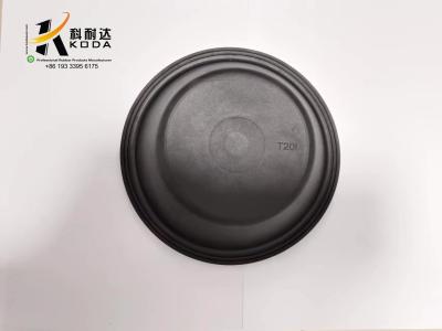 China NR Natural rubber T20 Black Color Oil Resistant Rubber Doaphragm OEM Customized Rubber Diaphragm for sale