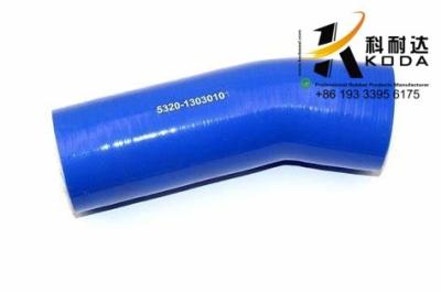 China 5320-1303010-01 Kamaz Silicone Rubber Hose Blue color 5320-1303010-01 D60X191 /KAMAZ Heavy  Truck for sale