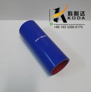 China 6422-1303025-01 Kamaz Silicone Rubber Hose Blue color 6422-1303025-01 D60X180 / KAMAZ Heavy Truck for sale