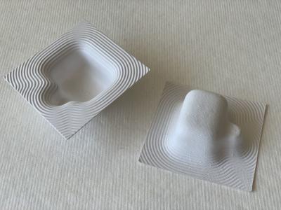 China KRÄUSELUNGS-Beschaffenheits-Masse Tray Packaging Soems biologisch abbaubare kompostierbare Verpacken zu verkaufen