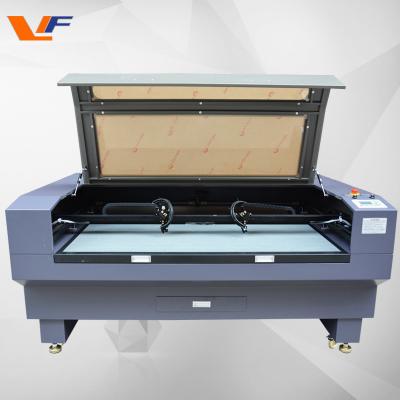 China co2 laser cutting machine for leather 80w 100w 150w cnc laser cutter machine nometal cutting 1610 1390 leather strap cutter mach for sale