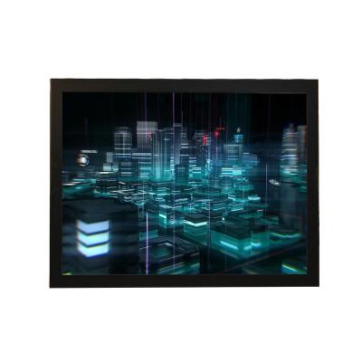 China 15 Inch Wall Mount Flat Multi Widescreen Led Industrial Resistive Touch Screen Monitor HR01501 for sale