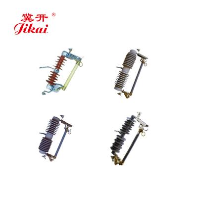 China High Voltage 15kv 33kv Drop Switch 100A Fuse Cut Outs Ground Mounting Porcelain High Voltage Electrical Components Electrical Fuse Cutout for sale