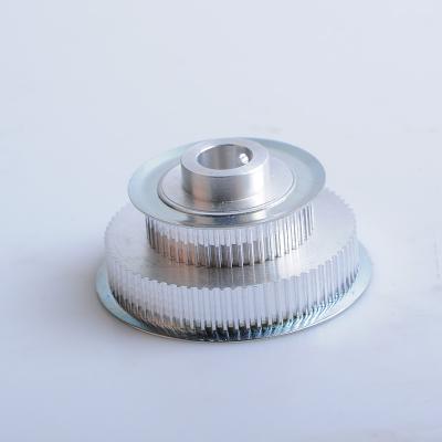 China Material of Construction Shops Aluminum Synchro Pulley Bar Stock AT20 Timing Belt Pulley Assembly for sale