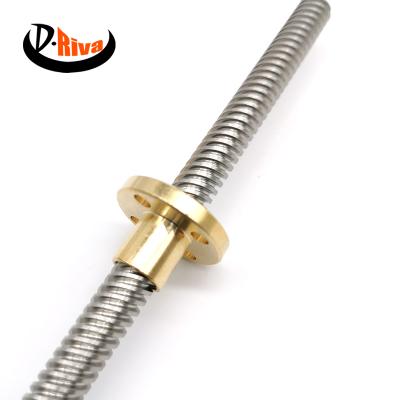 China Linear Motion System ACCU Standard 5/8 Right Hand Length 30CM T Lead Screw and High Quality Linear ACCU Nut and Bolt for sale