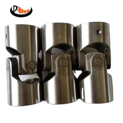 China Universal Joint Power Transmission Parts 14*28*70 Stainless Steel Connector Small Square Tube Shaft Universal Joint For rotatry stock available for sale