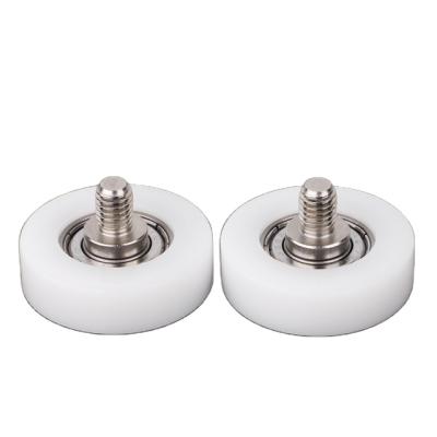 China High Precision BS62630-9C1L8M6 White Plastic Nylon Bearing ID6mm OD30 With M6 Screw PU Bearing 626 for sale