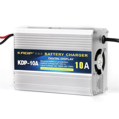 China Standard LCD Display / 24v 10a Kadip Battery Power 220V 12v Portable Battery Charger For Lead Acid Batteries for sale