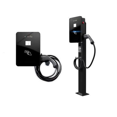 China AC Home Charging 2 Tier AC EV Charger Station 22KW 3 Phase 32A Wallmount EU USA Rack Electric Vehicle 22KW EV Charger L2 EV Charging Station for sale