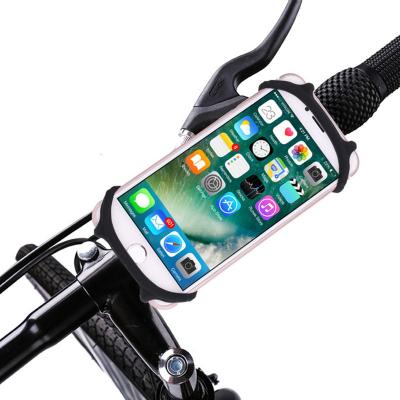 China Dirt-resistance Multifunctional 360 Degree Bike Bicycle Handlebar Use Mobile Phone Smartphone Sili Holder Stand For 4-6 Inch Bike Mount Mobile for sale