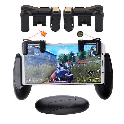 China Fire Button Shooting Game Controller Mobile Game Trigger Joystick Eat Chicken Artifact Fire Button Metal Handle Mobile Game Controller for pubg STG Games for sale