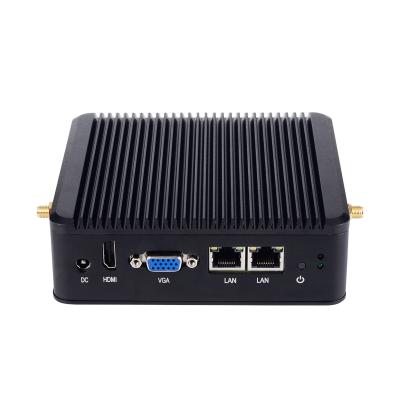 China Industry Fanless Style Portable With 2 Ethernet ops windows best price wireless portable quad core industrial mini pc for sale