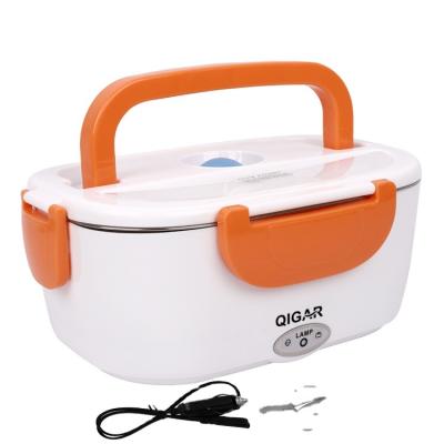 China Best Selling Sustainable 1.5L Car Truck And Office Home 2 In 1 Stainless Steel Electric Lunch Box for sale