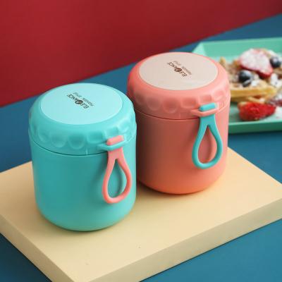 China Promotional Plastic Portable Water Cups Food Grade PP Soup Freshness Preservation Round Waterproof Soup Cup PP for sale