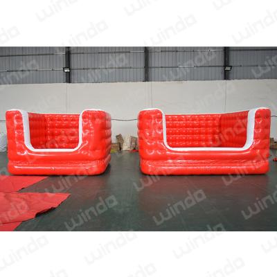 China DWF Double Wall Fabric Or Collapsible PVC Air Track Foam PVC Air Pit For Kids Foam Parties for sale