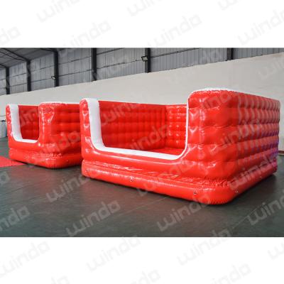 China DWF Double Wall Fabric or 4x4x2m PVC Inflatable Dance Party Game Gymnastics PVC Air Well for sale