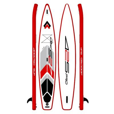 China 14' unisex x26 size custom wholesale factory inflatable racing board for sale