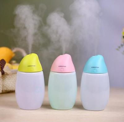 China 400ml Large Water Tank Tabletop Mini USB Charge Mango Humidifier With Led Light for sale