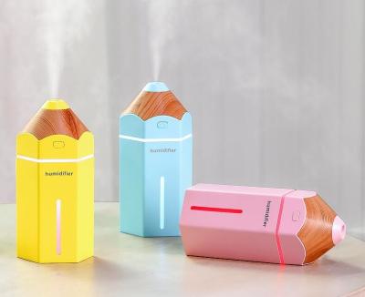 China Free Sample 230ML Mini Car Atomizer USB Portable Cute Pencil Air Humidifier For Home Office for sale