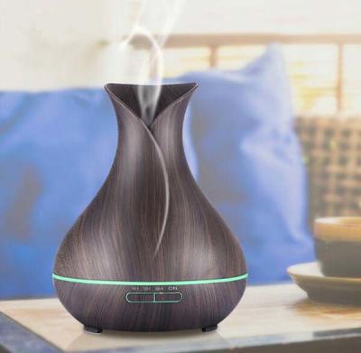 China Aroma Essential Oil Diffuser, 400ml Aromatherapy Diffuser Ultrasonic Cool Mist Humidifier with Color LED Light for sale