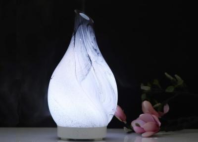 China 3D Watercolor Glass Cool Mist Humidifier Aromatherapy Diffusers With Color Light for sale