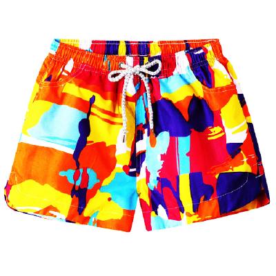 China Factory Plus Size OEM Custom Design Lady Swim Trunk Polyester Fashion Women Swim Shorts for sale