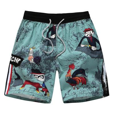 China Factory Plus Size OEM Custom Design Custom Men Printing Swim Shorts Bulk Raw Edge Cotton Board Shorts for sale