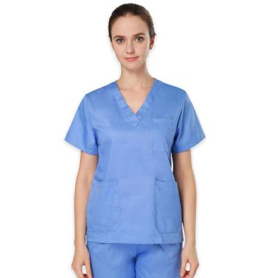 China Medical Hospital Custom Scrubs Top and Sewn Cargo Pocket Jogger Pants for Hospital Nurses Scrubs Pant Joggers Uniform for sale