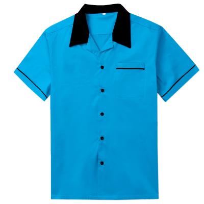 China Factory Fashion New Custom Made Polyester Mens Anti-pilling OEM Cotton Short Sleeve Work Shirt for sale