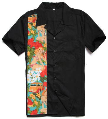 China Wholesale High Quality Non Shrink Casual Sublimation Unisex Button Down Floral Custom All Over Print Beach Mens Cotton Hawaiian Shirts for sale