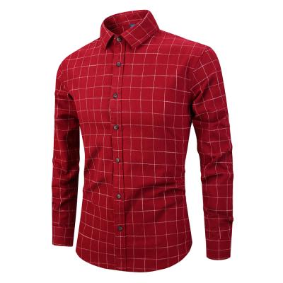 China Latest Fashion Anti-pilling OEM Design Fashion New Checked Plaids Shirt For Men Boys Flannel Check Shirts For Men Casual for sale