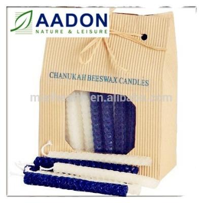 China Relighting Candle HANNUCCA Beeswax Candles, Hanukkah Beeswax Candle, Jewish Candle for sale