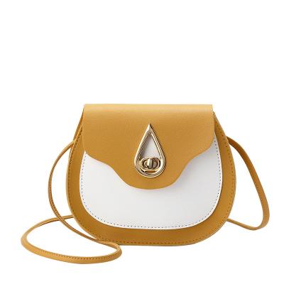 China High quality ladies bag personalized square oval one-shoulder bag small water drop lock cross-body mobile phone bag for sale