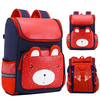 China 2021 New Design Anti-theft Cute Cartoon Children School Bag PU Leather Waterproof Backpack For Teenager for sale