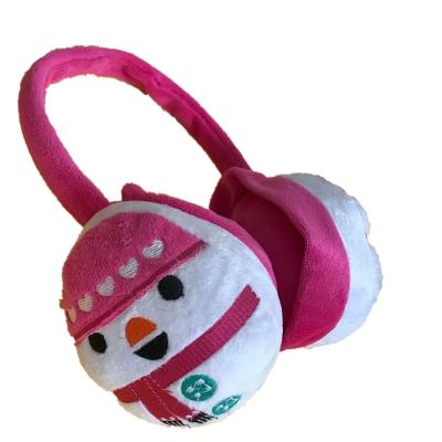 China New Stuffed Animal Snowman Spleen Children And Adult Ear Cover Keep Warm Winter Earflap for sale