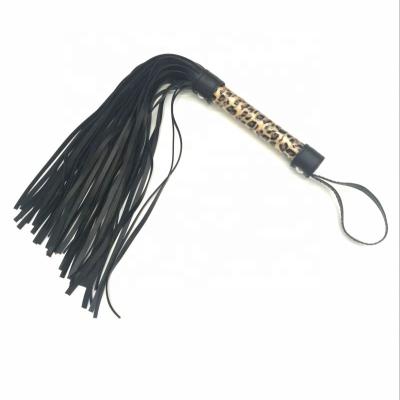 China Color: Gold and Silver Sexy PU Whip Adult Games Toys Siver and Gold Leopard Lash For Women for sale