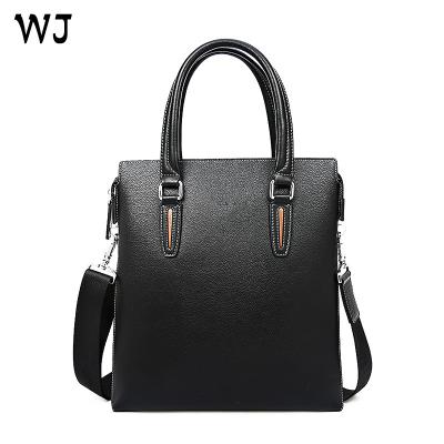 China Custom Canafornia 65 grain men's briefcase genuine high quality genuine leather male briefcase bag OEM men's briefcase Canafornia 65 grain for sale