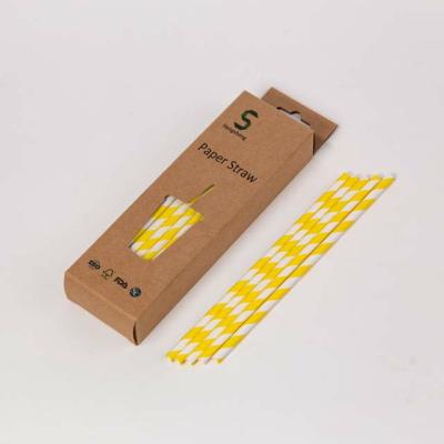 China Wholesale Custom Biodegradable Beverage Biodegradable Paper Straws Milk Paper Straw for sale