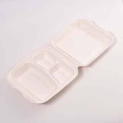 China Hot Selling Disposable 9 Inch Biodegradable Recycled Compostable Sugarcane Dish Paper Bamboo Pulp Dish Packaging for sale