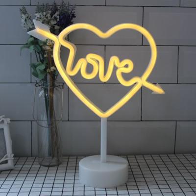 China Desktop Neon Light Round Socket Custom Neon Sign Letters Led Neon Sign Light for sale