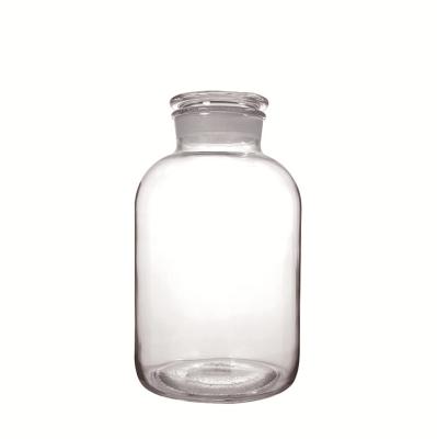 China Viable Hot Sale Coffee Factory Sugar Tea Food Kitchen Airtight Glass Jar With Lid Storage Glass Jar for sale