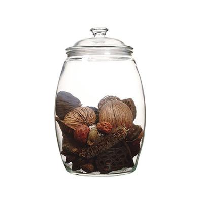 China Professional Manufacturer Viable Multifunctional Tea Coffee Sugar Kitchen Food Storage Jar with Glass Lid for sale