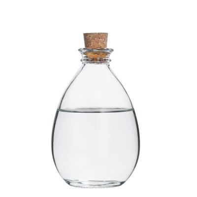 China Freshness Preservation Factory Hot Selling Cute Creative Bulb Shaped Small Wine Bottle MP Drop Shaped Glass Bottle for sale