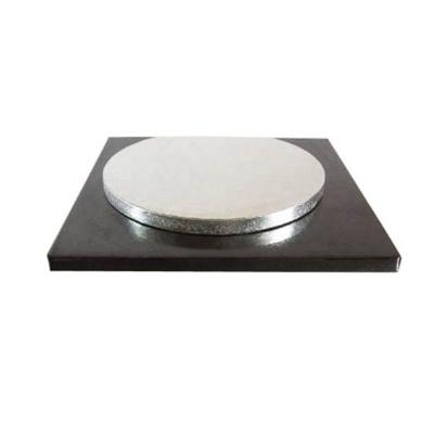 China food & Beverage Wrapping Round Silver Corrugated Foil Cake Board Cake Drum for sale