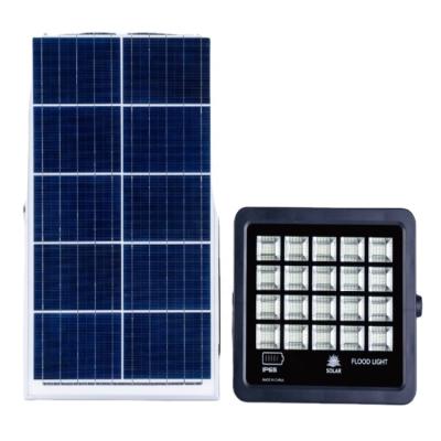 China Outdoor IP65 Yard Led System Light 80W 6500K Solar Powered Remote Control Solar Flood Light for sale