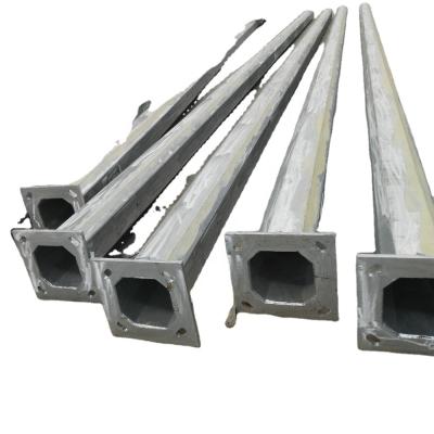 China Square Galvanized Steel Electric Pole With High Quality And Good Price for sale