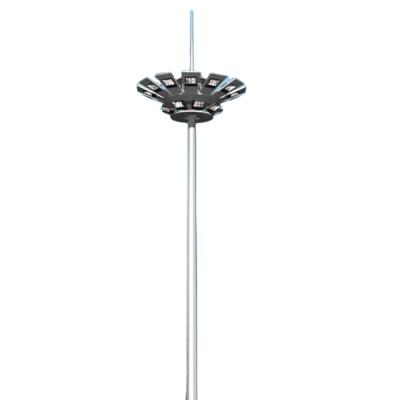 China Square 18m-45m High Mast Outdoor Galvanized Steel Lighting Pole for sale