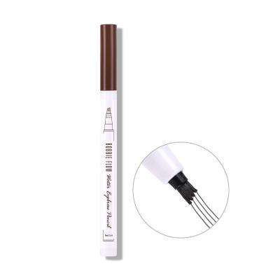 China Hot Sale Eyebrow Tattoo Pen Micro-Fork Tip Waterproof Cosmetic Eyebrow Pencil for sale