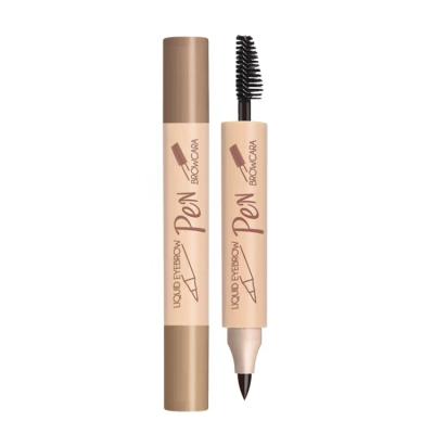 China Browcara Best Quality Waterproof Tattoo Pen Private Label Makeup 3D Liquid Eyebrow Pencil With Brush for sale