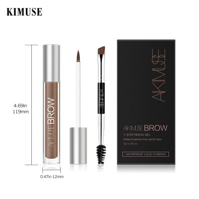 China 2020 Hot Waterproof Non Selling Halo Dyeing Permanent Eyebrow Cream Dye Eyebrow Setting Thrush Border Cream Color Brush for sale